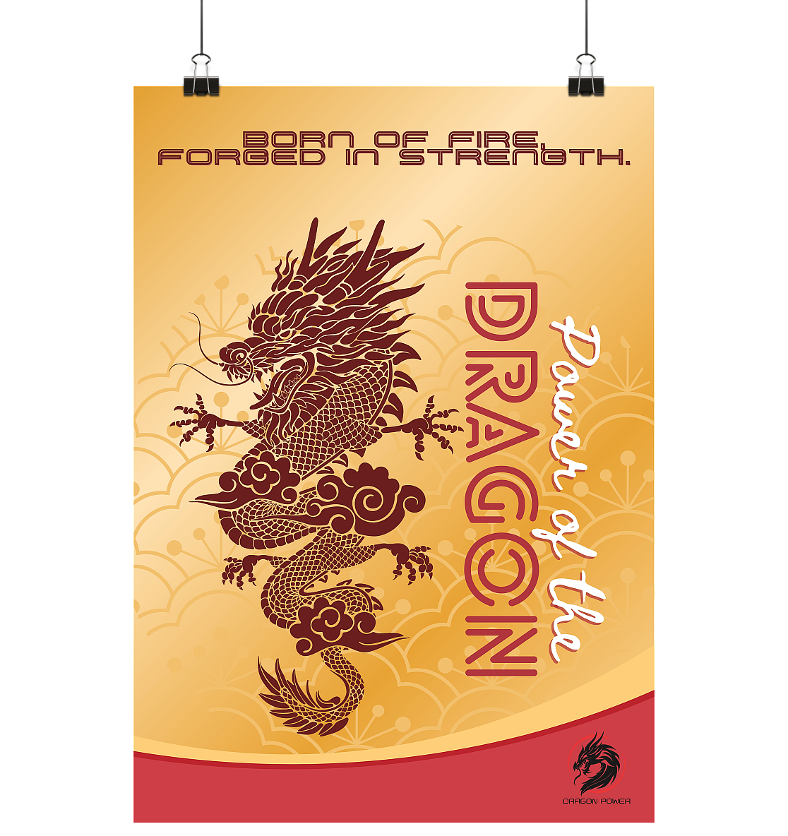 POWER OF THE DRAGON - Poster Din A2